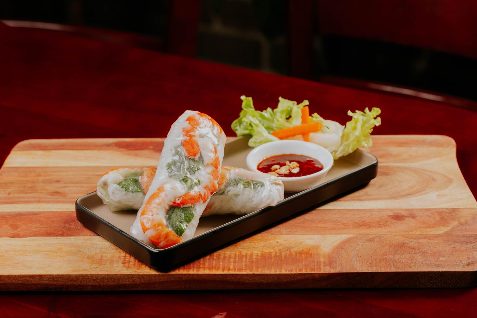 Prawn Rice Paper Rolls